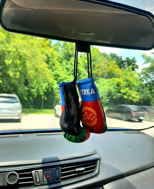 car decoration boxing gloves - eritrea